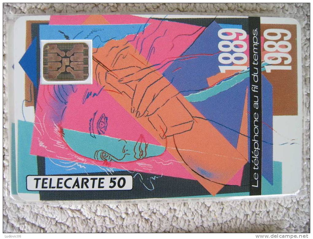 F92A - TELEPHONE AU FIL DU TEMPS - 50 SC5 - 1989