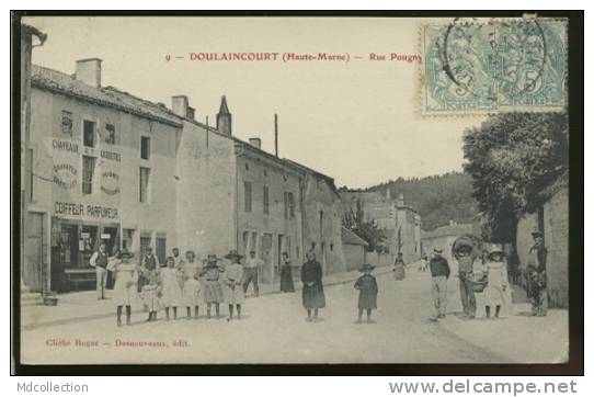 52 DOULAINCOURT / Rue Pougny / BELLE CARTE - Doulaincourt