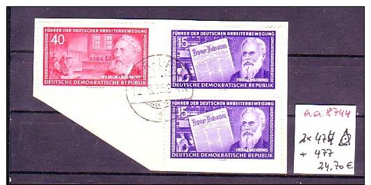 DDR Nr. 2x474...   O  (aa8744   ) Siehe Scan - Used Stamps
