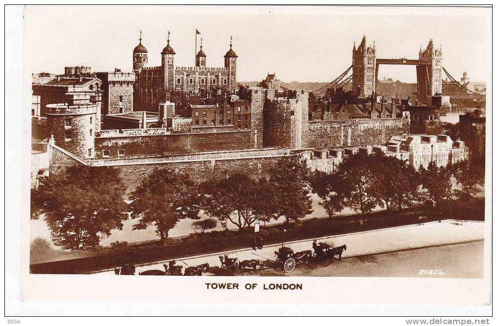 Cpa Royaume Uni Angletere  Londre   Tower   Of London - Tower Of London