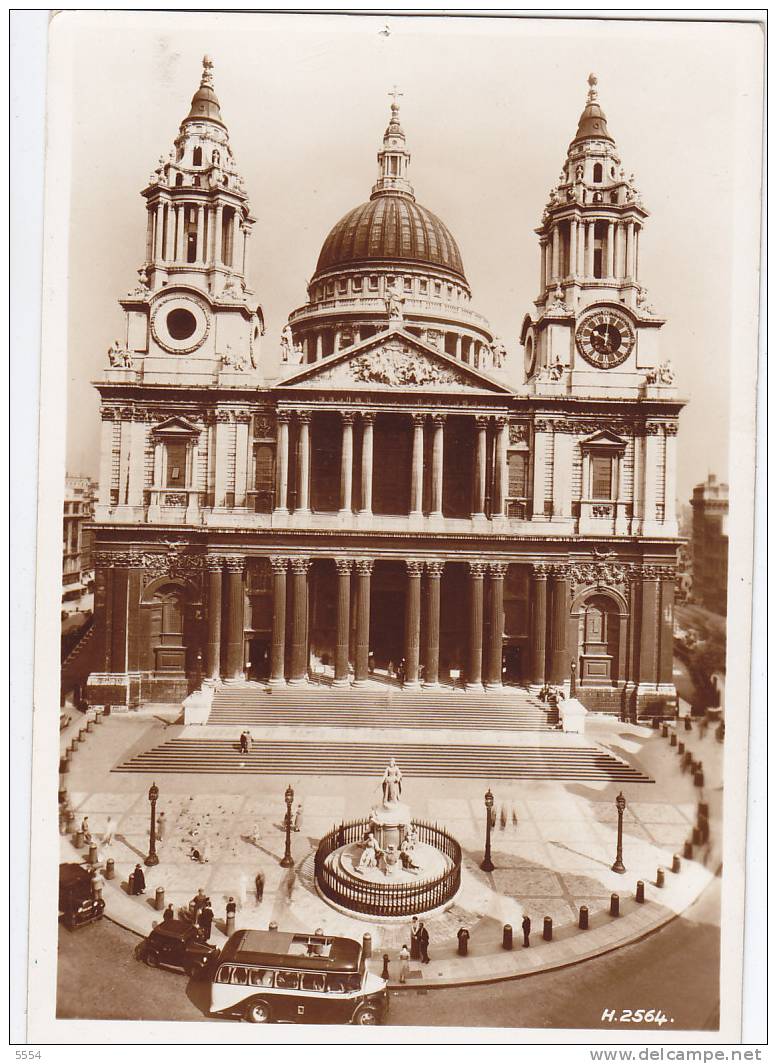 Cpa Royaume Uni Angletere  Londre  Cathedrale St Paul - St. Paul's Cathedral