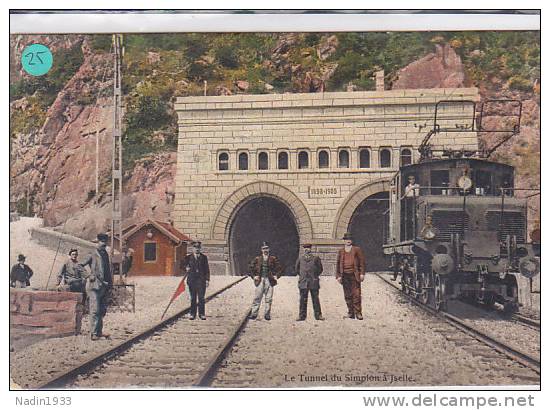 VALAIS  TUNEL SIMPLON - Simplon