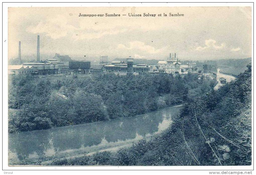 14370  -    Jemeppe-sur-sambre    Usines  Solvay Et  La  Smbre - Jemeppe-sur-Sambre