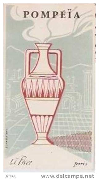 POMPEIA - L.T. PIVER - PARIS - CARTE PARFUMEE -  PERFUME CARD - Vintage (until 1960)