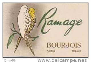RAMAGE - BOURJOIS - PARIS - CARTE PARFUMEE -  PERFUME CARD - Vintage (until 1960)