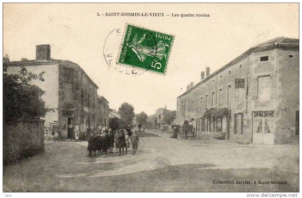 CPA - 85 - SAINT-MESMIN-LE-VIEUX - Les Quatre Routes - 990 - Autres & Non Classés