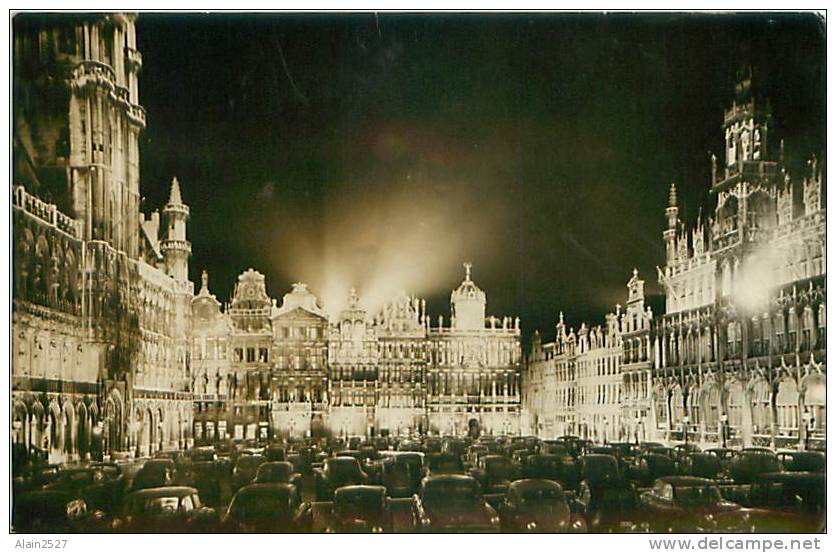 BRUXELLES - Grand'Place (Fotoprim, Bruxelles, N° 41) - Brussels By Night