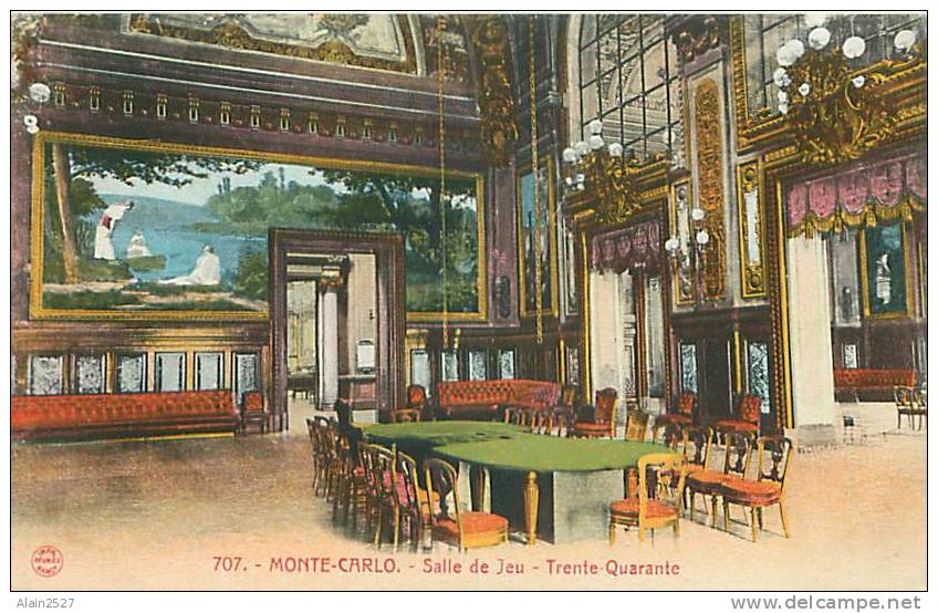 MONTE-CARLO - Salle De Jeu - Trente-Quarante (Giletta, N° 707) - Autres & Non Classés