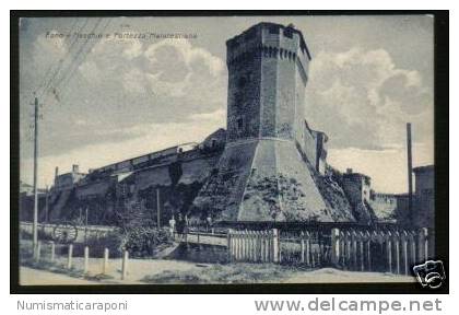 FANO MASCHIO E FORTEZZA MALATESTIANA VIAGGIATA 1933 COD. C.438 - Fano