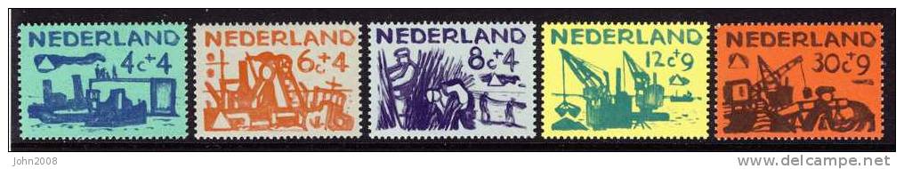 Niederlande / Netherlands 1959 : Mi 730-734 *** - Sommermarken / Summerstamps - Unused Stamps