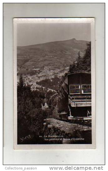 Cp, 63, La Bourboule, Vue Générale Et Banne D´Ordanche - La Bourboule