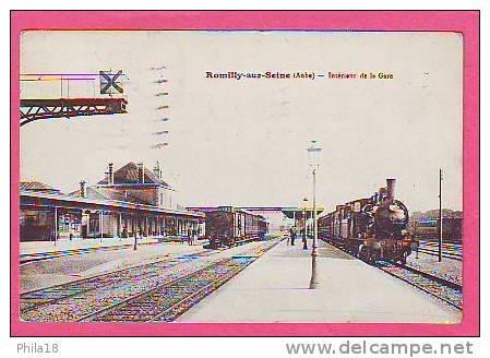 ROMILLY SUR SEINE  Intérieur De La Gare  Trains - Romilly-sur-Seine
