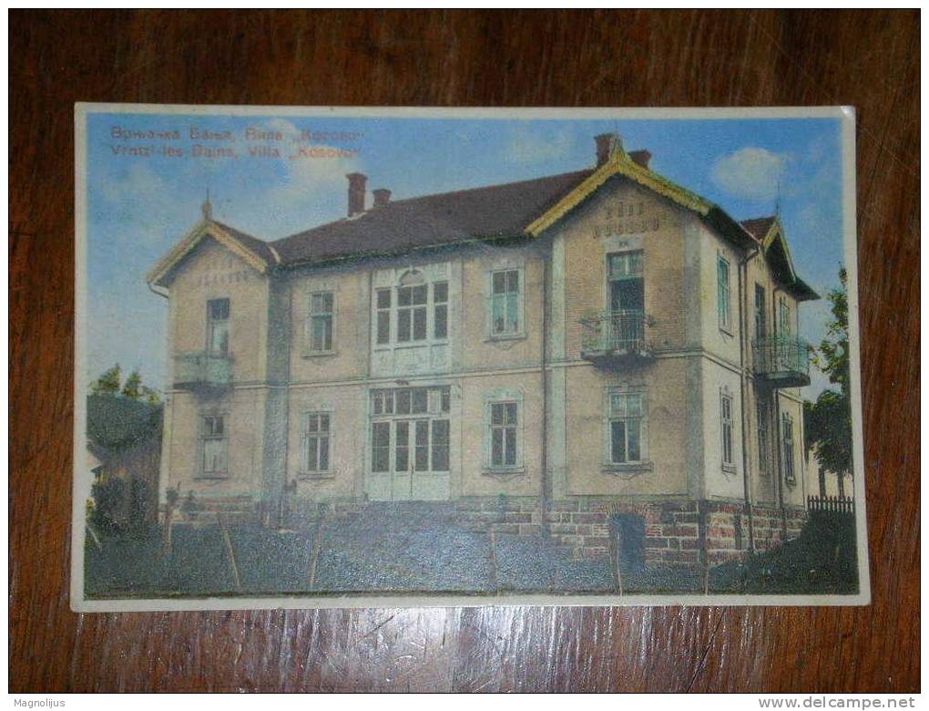 Serbia,Vrnjacka Banja,Vrnjci,Vrntzi,Bath,Spa,Villa "Kosovo",Pension,vintage Postcard - Kosovo