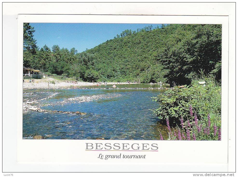 BESSEGES - Baignade Dans La Cèze En Amont De BESSEGES - - Bessèges