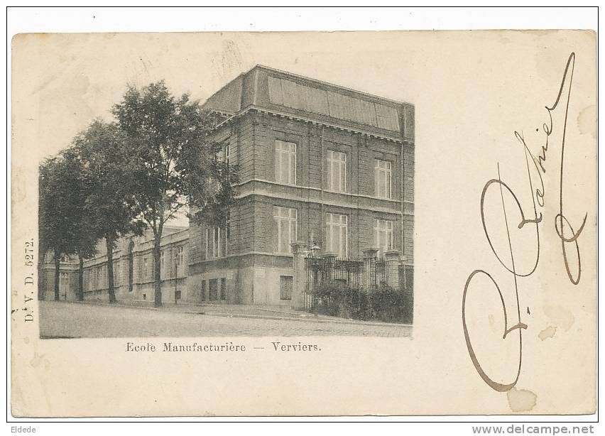 Verviers Ecole Manufacturiere Voyagé 1900 - Verviers