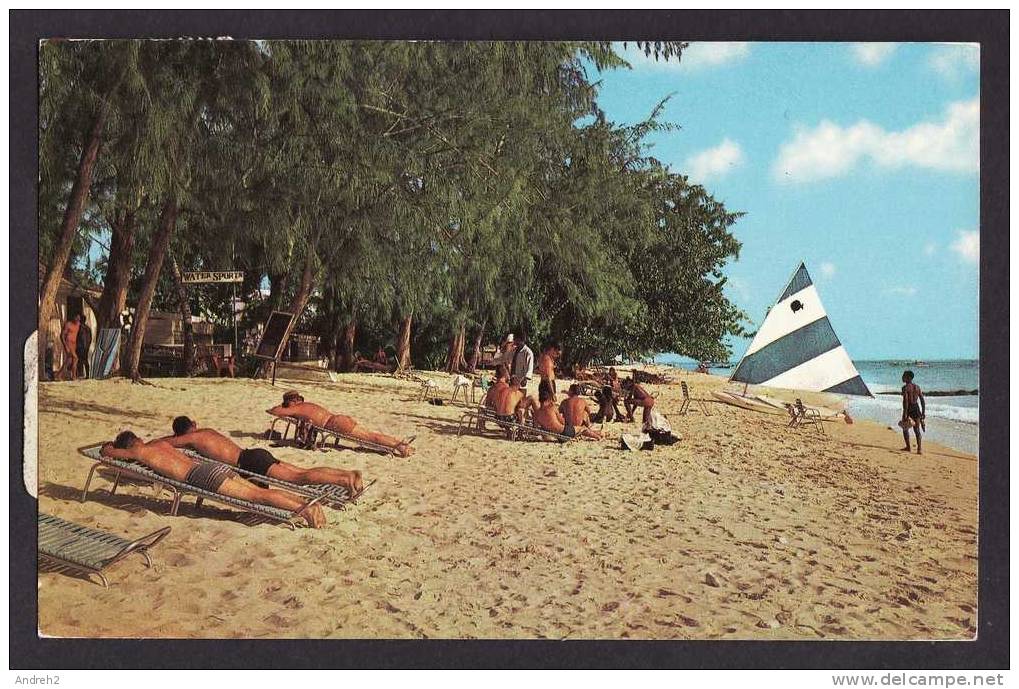 BARBADES - PARADISE BEACH BARBADOS WEST INDIES - NICE STAMP - POSTMARKED - Barbades