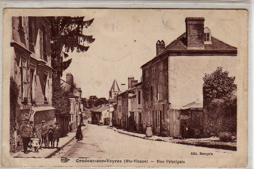 ORADOUR SUR VAYRES  RUE PRINCIPALE - Oradour Sur Vayres