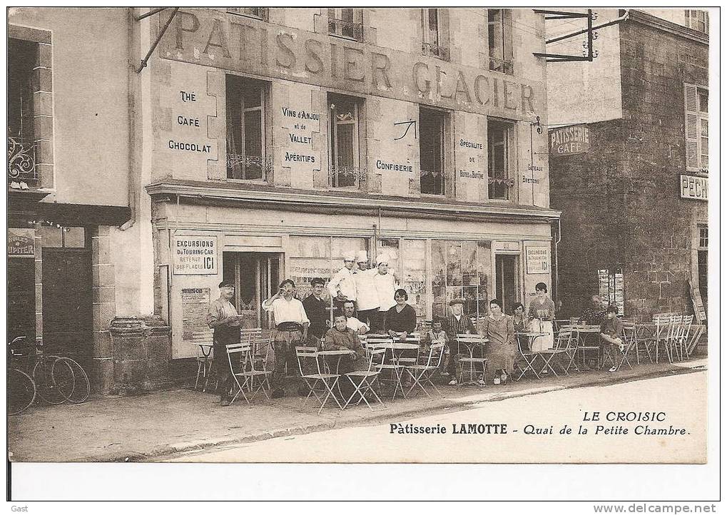 LE   CROISIC          PATISSERIE   LAMOTTE    Quai  De  La  Petite    Chambre      ( Bien  Animee) - Le Croisic