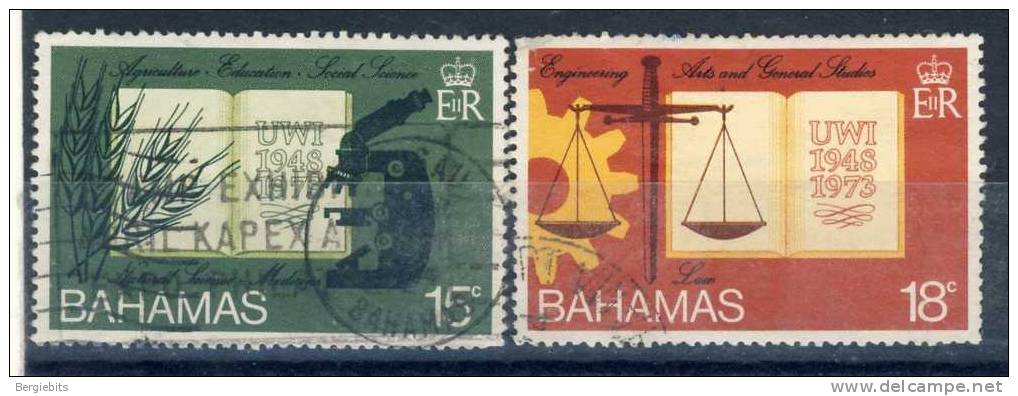 1974 Bahamas University Of The West Indies Set Used Complete - Bahamas (1973-...)