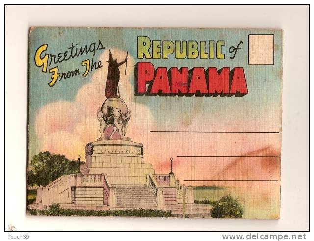 Carnet De 18 Vues De La Ville De Panama - Panama
