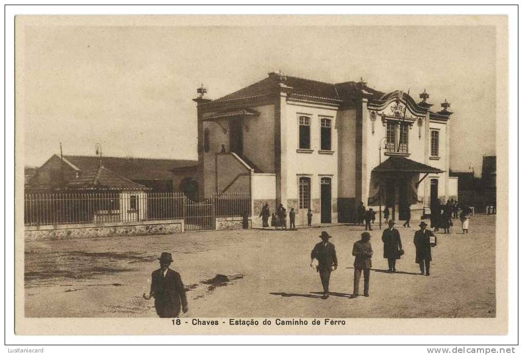 CHAVES - ESTAÇÃO DOS CAMINHOS DE FERRO  Carte Postale - Vila Real