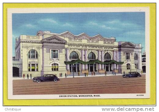 Union Station, Worchester, Mass. 1930-40s - Worcester