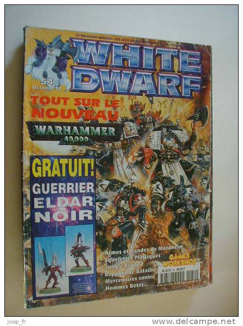 Magazine WHITE DWARF N°54 (1998) Games Workshop - Plays Of Role