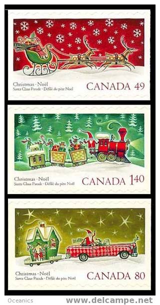 Canada (Scott No.2069-71 - Noël 2004 Christmas) [**] Série De Carnet / Set From Booklet - Oblitérés