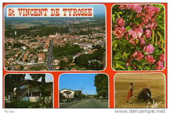 40 ST VINCENT DE TYROSSE Vue Generale Le Centre Ville Les Arenes, Toreador - Saint Vincent De Tyrosse