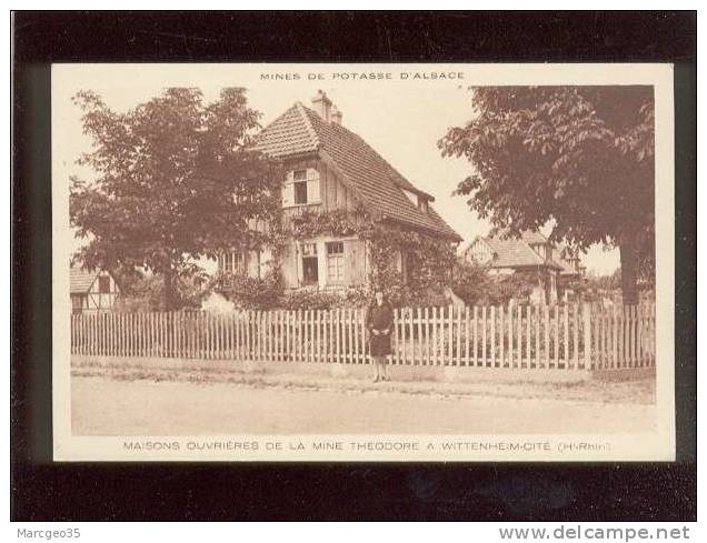 Maisons Ouvrières De La Mine Théodore à Wittenheim -cité édit.braun N° 269 F 28 - Wittenheim