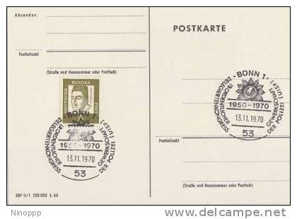 Germany-1970 13th Police Congress Souvenir Postmark - Collections