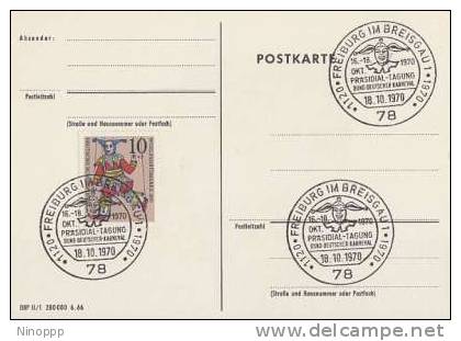 Germany- 1970 Karneval Souvenir Postmark - Collections