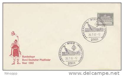 Germany Berlin-1962 Girl Guides  Noer Camp Souvenir Cover - Other & Unclassified