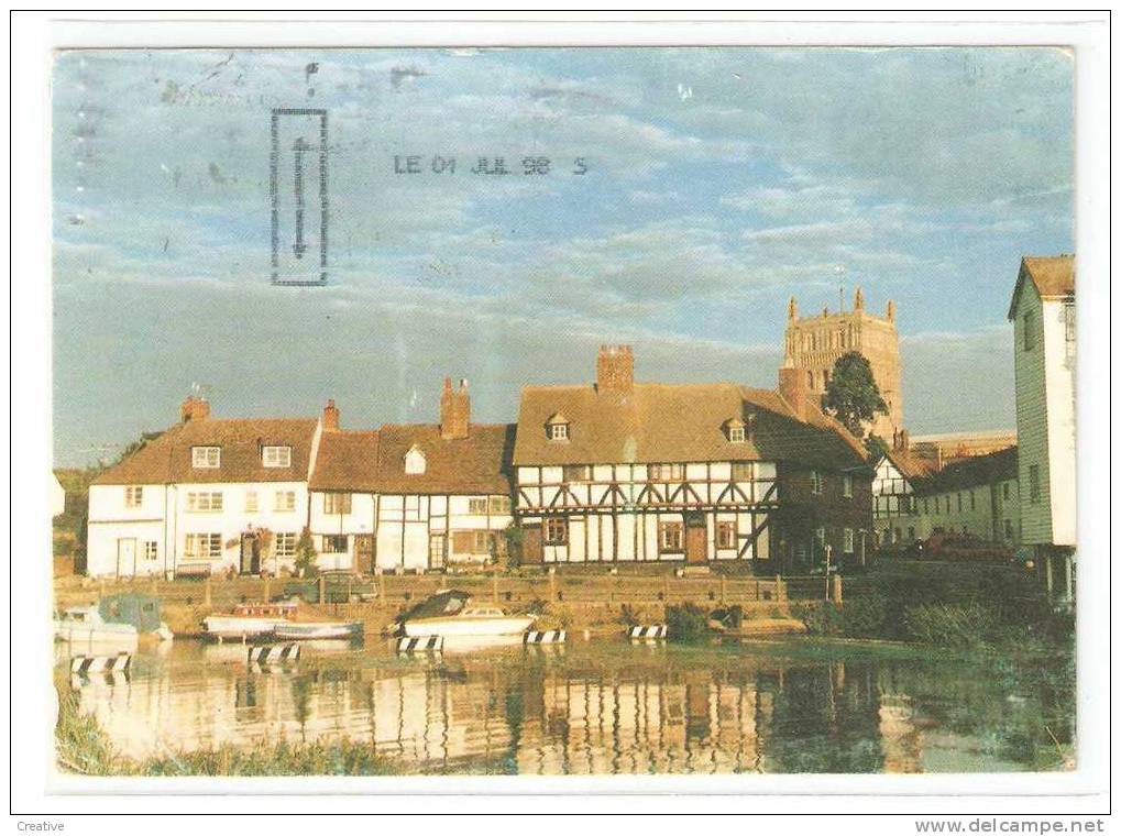 Gloucestershire -  Tewkesbury (timbre Enlevé) - Andere & Zonder Classificatie