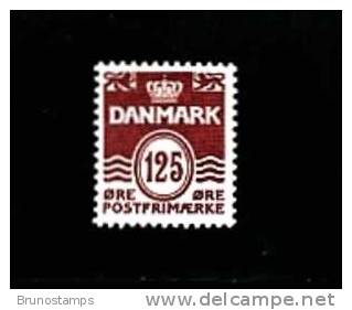 DENMARK/DANMARK - 1990  DEFINITIVE  1.25 Kr.  BROWNISH RED  MINT NH - Nuovi
