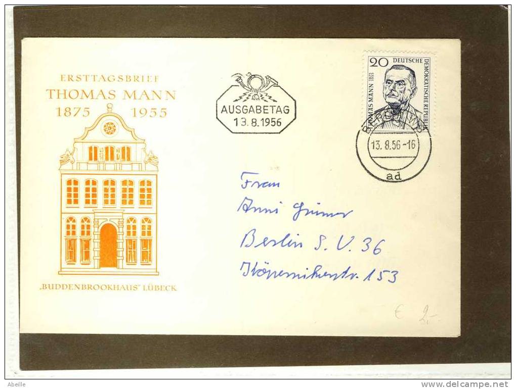 16/842       LETTRE  DDR  NR. 534 - Lettres & Documents