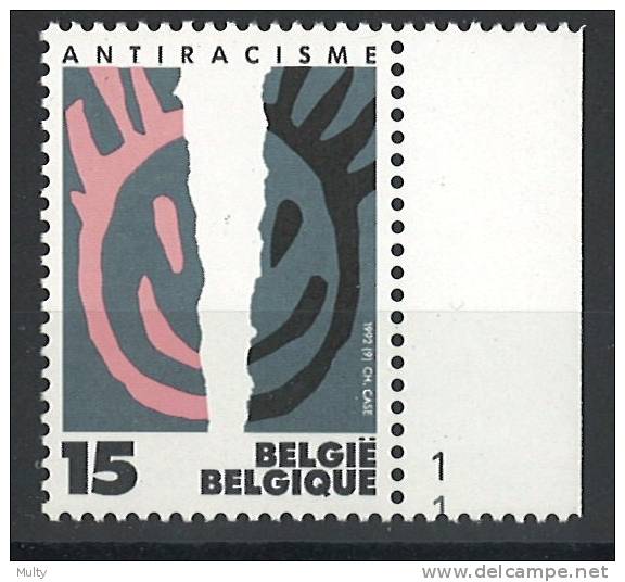 Belgie OCB 2456 (**) Met Plaatnummer 1. - 1991-2000