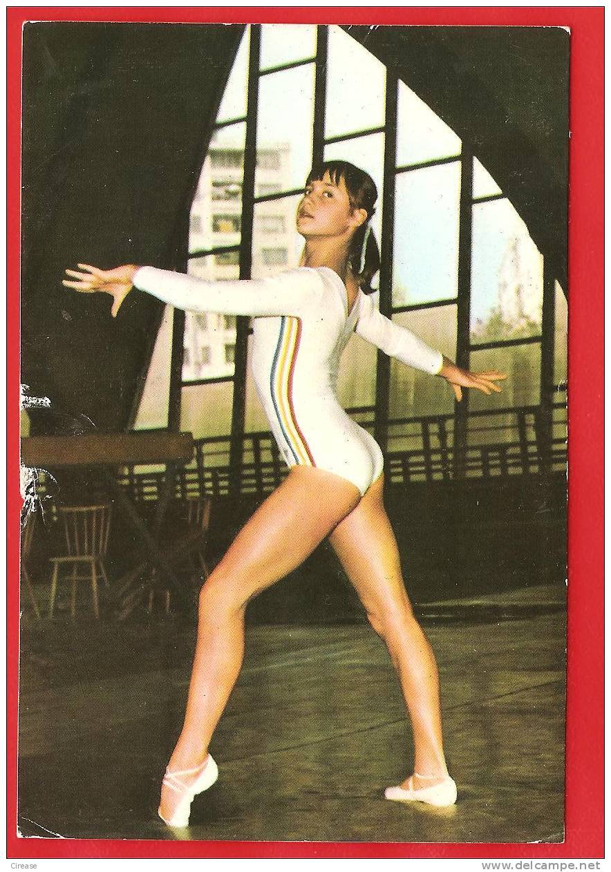 ROMANIA Postcard , Carte Postale ,sportife, NADIA COMANECI - Gymnastik