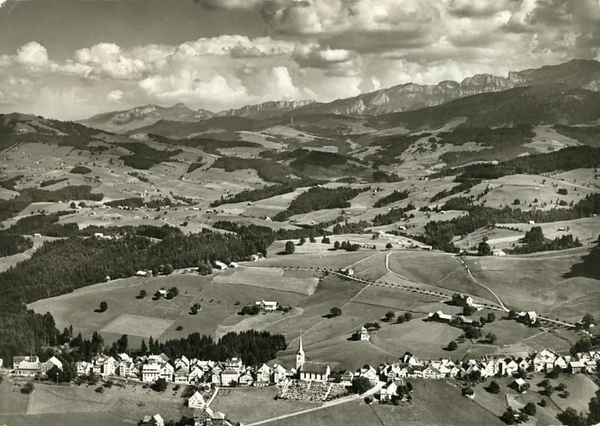 Suisse - Kurort Schwellbrunn - Flughaufnahme - Schwellbrunn