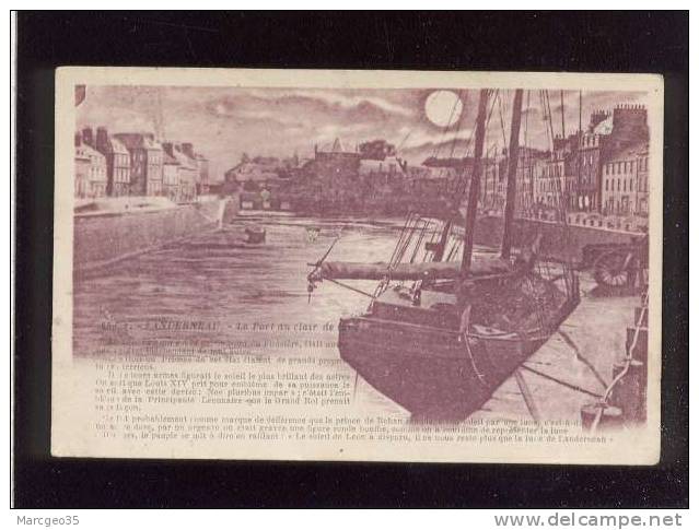 Landerneau Le Port Au Clair De Lune édit.artaud N° 66.. - Landerneau