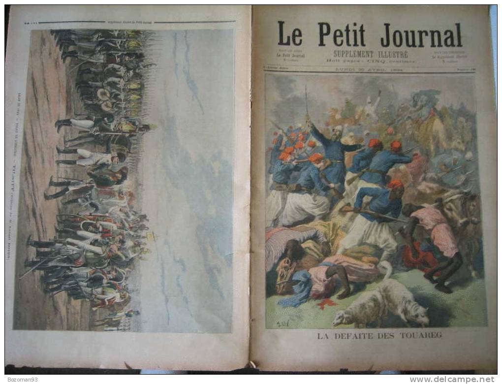LE PETIT JOURNAL N° 0180 30/04/1894 DEFAITE DES TOUAREG AU SOUDAN + BATAILLE DE TILSITT - Le Petit Journal