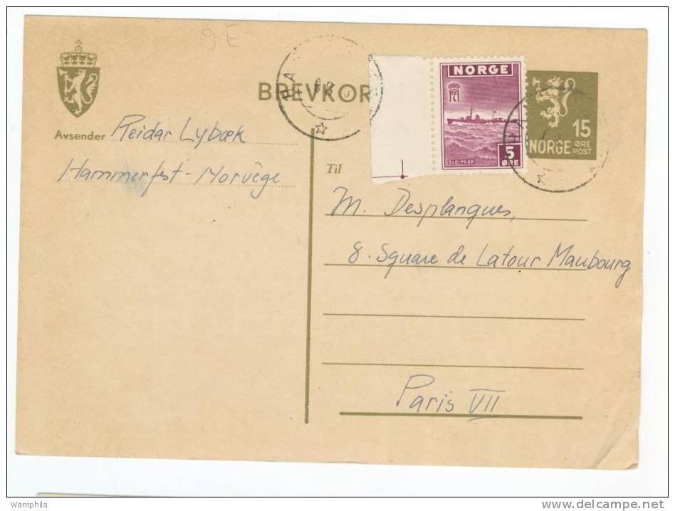 Un Entier Postal + Complément De 1846 Pour Paris - Ganzsachen