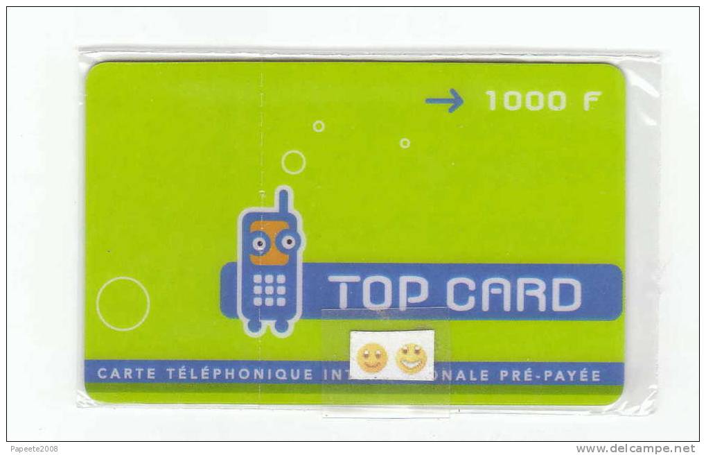 Polynésie / Tahiti - TOP CARD - Carte Prépayée / 1000 FCFP - NSB - French Polynesia