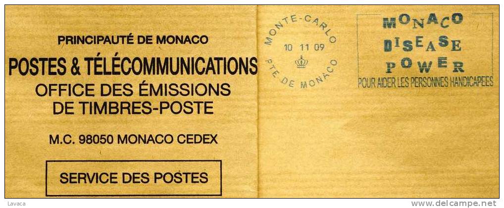 Flamme Postale De MONTE CARLO - Institution Personnes Handicapées - Institutions Européennes