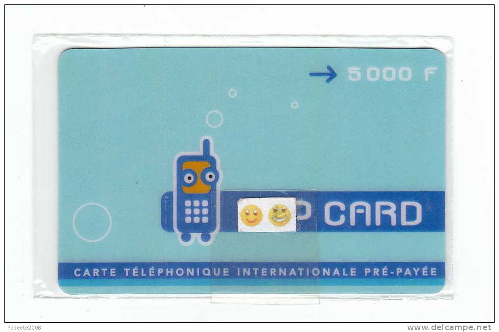 Polynésie / Tahiti - TOP CARD - Carte Prépayée / 5000 FCFP - NSB - Polynésie Française