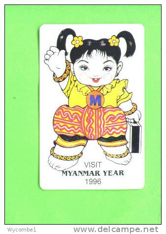 MYANMAR - Mint/Unused Urmet Phonecard/Doll - Myanmar