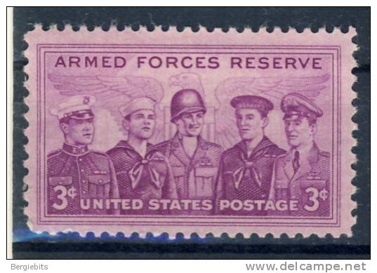 1955  United States 3 Cents " Armed Forces "  Stamp  VF MNH - Unused Stamps