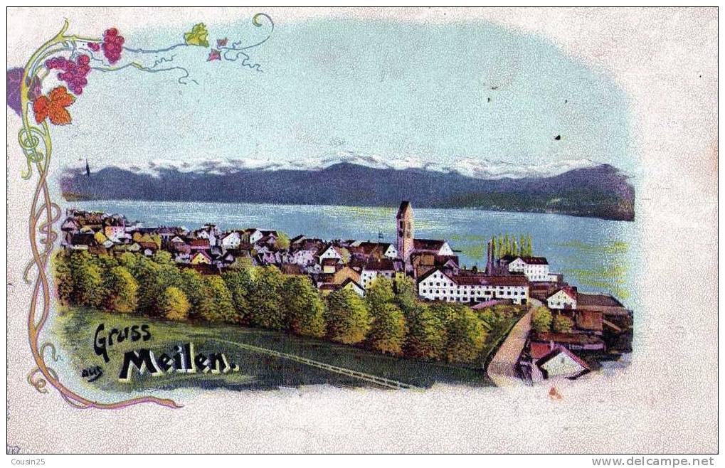 SUISSE - MEILEN - GRUSS MEILEN - Meilen