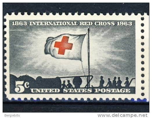 1963 United States 5 Cent "  Red Cross Centennary Issue  "  VF MNH - Unused Stamps