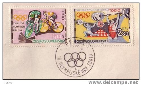 OLYMPIC GAMES TOKYO 1964. Japan - Jeux Olympiques Cycling Cyclisme Ciclismo Weight Lifting Weightlifting Haltérophilie - Summer 1964: Tokyo